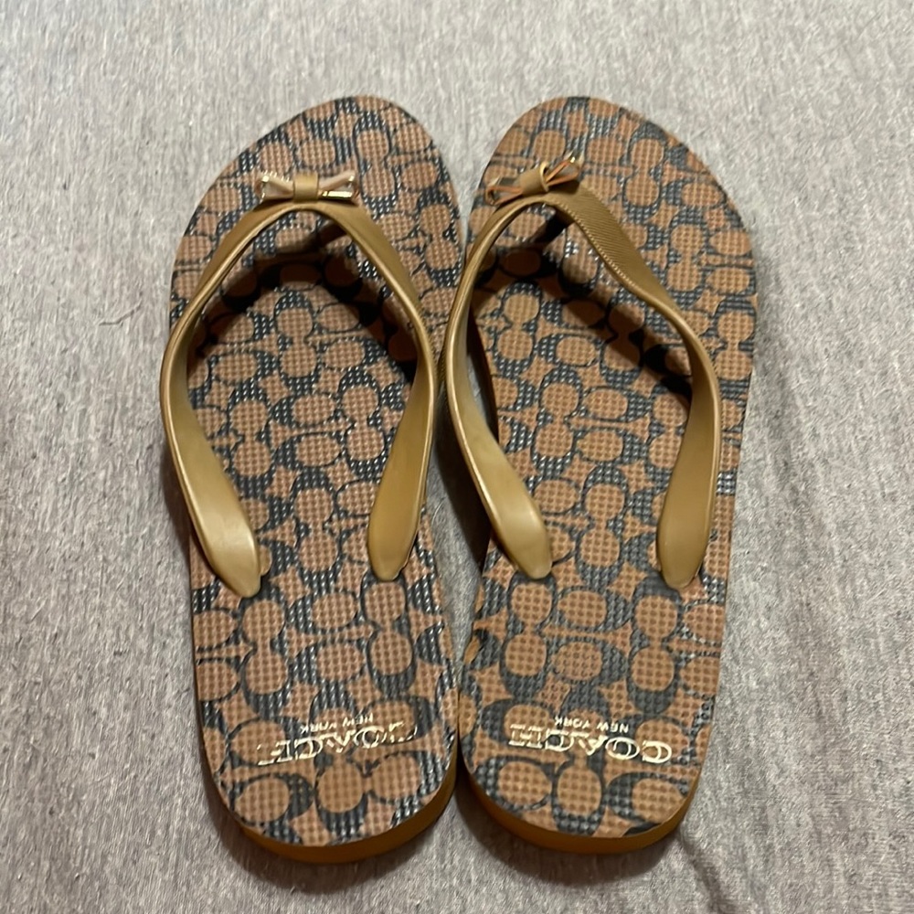 Coach Flip Flops